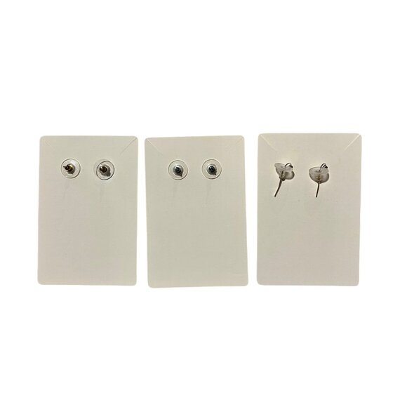 3 Pair of Earrings - Palm Tree Dangle, Flip-Flop Stud & Fish Stud - Pierced - Picture 6 of 6